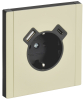 Зарядка USB (А+С) с розеткой IEK FORTE&PIANO 18Вт FP847M (металл слоновая кость) FP-R14-16-U22-018-M-K41