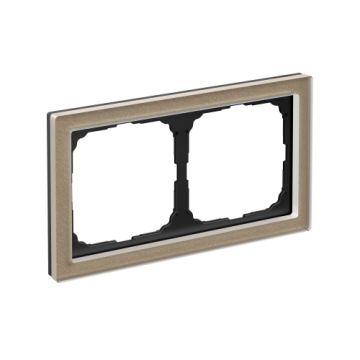 Рамка ArtGallery Pure SE двухместная стекло (шампань) GAL320502