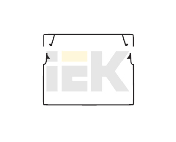 IEK ELECOR Кабель-канал 60х40 (1шт. = 2 м.) CKK10-060-040-1-K01-018