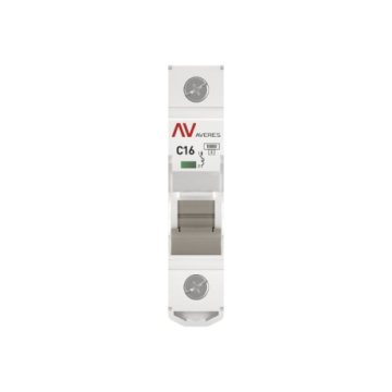 Автоматический выключатель EKF Averes AV-10 1P 16А 10kA (х-ка C) mcb10-1-16C-av