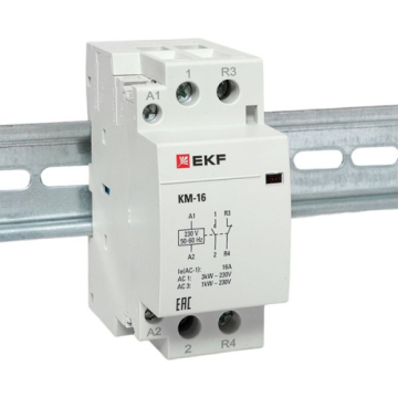 Контактор модульный EKF PROxima КМ 16А NО+NC (2 мод.) km-2-16-11