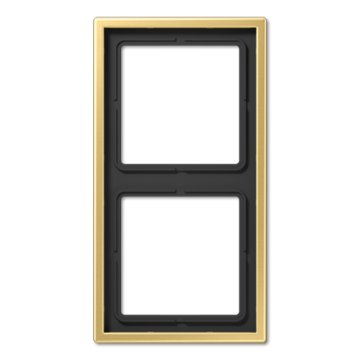 Рамка двухместная Jung LS 990 (латунь) ME2982C