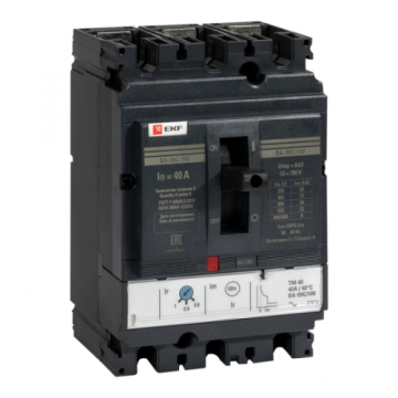 Автоматический выключатель EKF PROxima ВА-99C (Compact NS) 100/ 40А 3P 36кА mccb99C-100-40