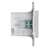 Розетка USB A+A 3,1А IEK SKANDY SK-R15N (никель) SK-U21-D31-K50