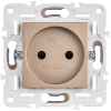 Розетка IEK SKANDY с заземлением со шторками 16А SK-R04Sa (песочный) SK-R14-16-K98