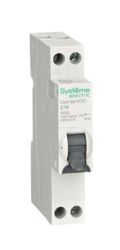 Дифференциальный автомат Systeme Electric City9 Set АВДТ 1П+Н C16 10mA тип A 6 kA (х-ка C) 18мм C9D83616