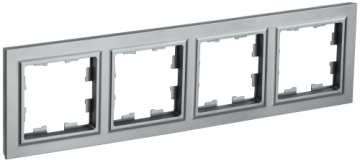 Рамка 4-м BRITE Сталь РУ-4-БрС BR-M42-K46