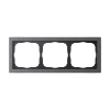Рамка ArtGallery Pure Systeme Electric трехместная камень (графит) GAL373103