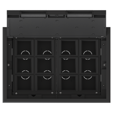 Люк Systeme Elecrtic MultiDesk на 24 модулей IP40 для фальшпола с монтажной коробкой тип MDK10 MDK10124