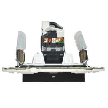 Розетка компьютерная IEK SKANDY RJ45 кат.5E SK-K01Bl (черный) SK-K10-1-K02