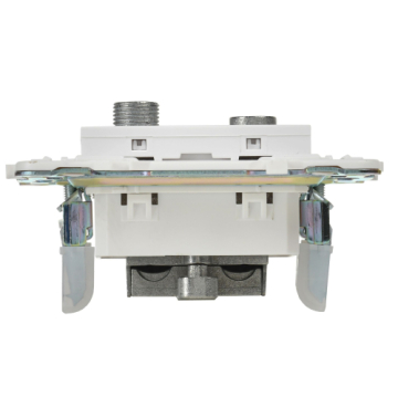 Розетка TV+SAT IEK SKANDY SK-A13W (арктический белый ) SK-AF20-O-K01