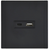 Розетка USB A+C FORTE&PIANO 18Вт FP151M (металл черный) FP-U22-018-M-K02