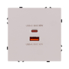 Розетка USB A+C 65W, кашемир матовый Kollinger Eclipse EC-024CM EC-024CM