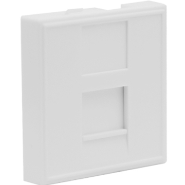 Розетка DEC RJ45 UTP кат.5e Donel 2 модуля (45х45мм) белый DECF12EW5