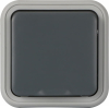 Рамка с клавишей для скрытой установки переключателя 1 кл. IP55 W55 (серый) DIP62040