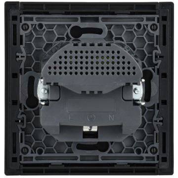 Зарядка USB (А+A) с розеткой FORTE&PIANO 3,1А FP145 (черный) FP-R14-16-U21-D31-K02