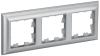 Рамка 3-м BRITE DECOR Алюминий 3D-форма РУ-3-Бр BR-M32-12-K47
