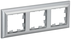 Рамка 3-м BRITE DECOR Алюминий 3D-форма РУ-3-Бр BR-M32-12-K47
