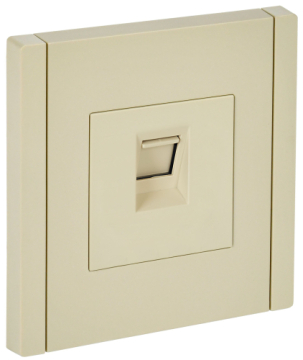 Розетка компьютерная FORTE&PIANO RJ45 кат.6 FP431 (ваниль) FP-K10-2-K10