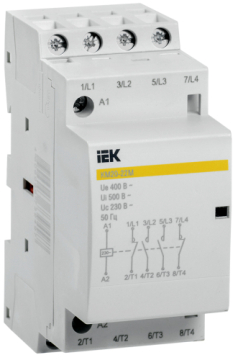 Контактор модульный IEK KARAT КМ20-22М 20 А AC 2НО+2НЗ MKK11-20-22