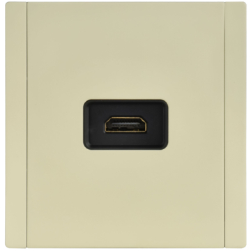Розетка HDMI IEK FORTE&PIANO FP840M (металл слоновая кость) FP-H10-M-K41