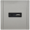 Розетка USB A+C FORTE&PIANO 18Вт FP751M (металл никель) FP-U22-018-M-K50