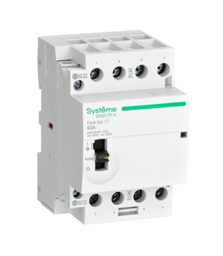 Модульный контактор Systeme Electric City9 SET 4P 4НО 63A, Ручное управление, AC 400В C9C32463