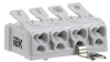 IEK Клемма пружинная соединительная КСПнз4-2L+N+PE UKZ-B06-4P-F1-E1-10