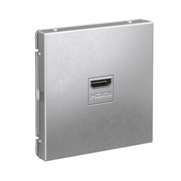 Розетка HDMI Systeme Electric ArtGallery (алюминий) GAL000380