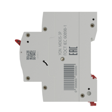 Автоматический выключатель DKC YON max MD63S 3Р 10А 4,5кА (х-ка B) MD63S-3PB10