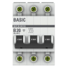 Автоматический выключатель EKF Basic ВА 47-29 3Р 20А 4,5кА (х-ка B) mcb4729-3-20-B