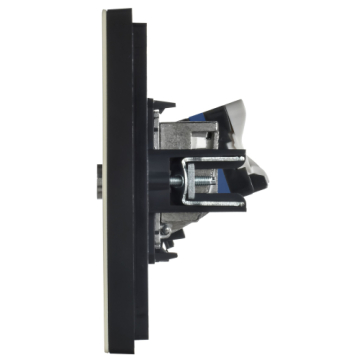 Розетка TV+RJ45 кат.6 FORTE&PIANO FP837M (металл слоновая кость) FP-AK20-2-M-K41