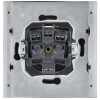 Розетка с крышкой FORTE&PIANO 16А IP44 FP621M (металл шампань) FP-R16-16-44-M-K37