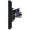 Розетка компьютерная FORTE&PIANO RJ45 кат.6 FP131M (металл черный) FP-K10-2-M-K02
