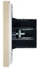 Розетка USB A+A FORTE&PIANO 3,1А FP449 (ваниль) FP-U21-D31-K10