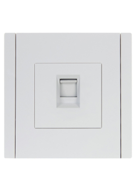 Розетка компьютерная FORTE&PIANO RJ45 кат.6 FP231 (белый) FP-K10-2-K01