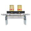 Аудиорозетка IEK SKANDY 4-ая SK-A01T (титан) SK-S40-K48