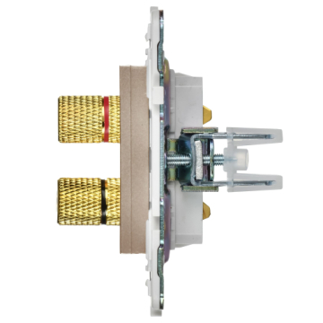Аудиорозетка IEK SKANDY 4-ая SK-A01Sa (песочный) SK-S40-K98