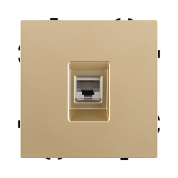 Розетка Ethernet RJ45 Cat.6, золотой Kollinger Eclipse EC-017GD EC-017GD