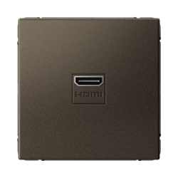 Розетка HDMI Systeme Electric ArtGallery (мокко) GAL000680