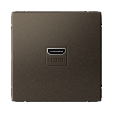 Розетка HDMI Systeme Electric ArtGallery (мокко) GAL000680
