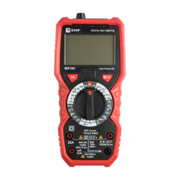 Мультиметр цифровой EKF Expert MS18C In-180701-pm18C