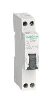 Дифференциальный автомат Systeme Electric City9 Set АВДТ 1П+Н C20 30mA тип AC 6 kA (х-ка C) 18мм C9D38620