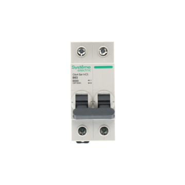 Автоматический выключатель Systeme Electric City9 Set 2п 63A 6kA (хар-ка B) C9F16263