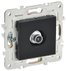 Розетка TV оконечная IEK SKANDY SK-A12Bl (черный) SK-A10-O-K02