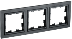 Рамка 3-м BRITE Черный РУ-3-БрЧ BR-M32-K02