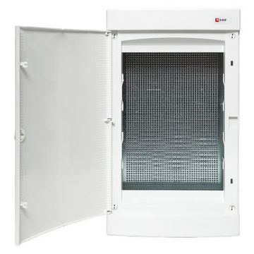 EKF Щит слаботочный навесной Unix белая дверь 3 габарит IP40 PROxima ux-3m-nw