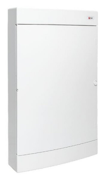 EKF Щит слаботочный навесной Unix белая дверь 4 габарит увеличенный IP40 PROxima ux-4m-nw-xl