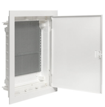Cлаботочный щит EKF PROxima Nova 2 ряда с пластиковой дверью IP40 nv-mb-pd-2