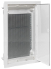 Cлаботочный щит EKF PROxima Nova 3 ряда с пластиковой дверью IP40 nv-mb-pd-3